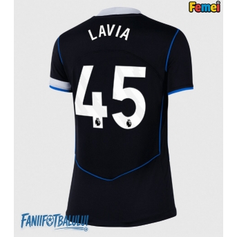 Chelsea Romeo Lavia #45 Tricou Fotbal Replică 2025-26 Femei Treilea